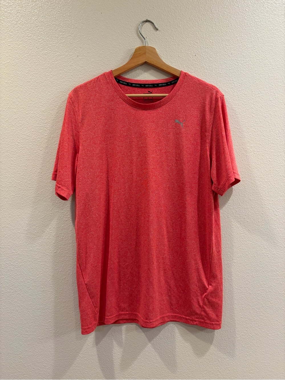 3/$15 Puma Men’s Coral Red Short Sleeve Performance Tee